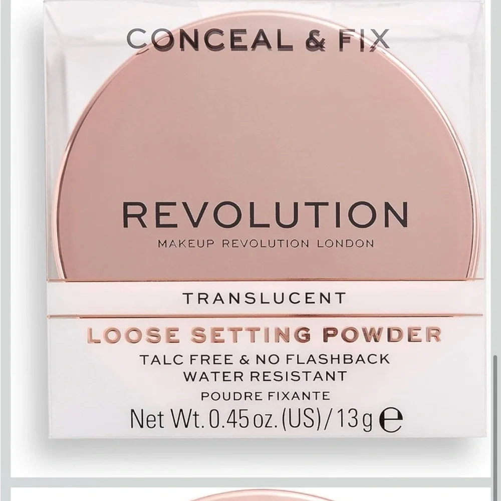 Makeup Revolution Conceal & Fix Loose Setting Powder- Light Yellow